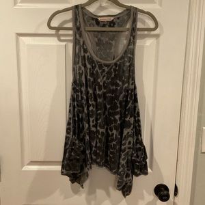 Rebecca Taylor Animal Print Tank - size small